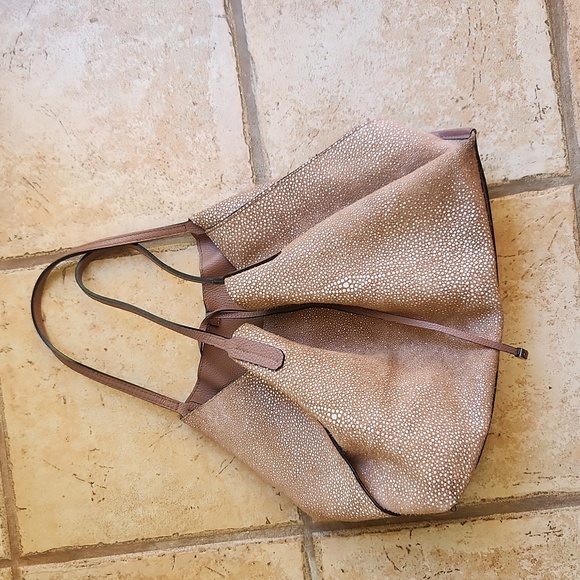 Gianni Chiarini Reversible shoulder bag, mauve / white - Picture 8 of 16